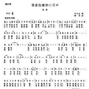 MV 傣家姑娘的小花伞_民歌简谱_词曲:卢云生 高绿