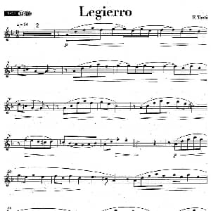 萨克斯谱 | Legierro F Tosti