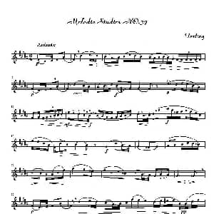 萨克斯谱 | 四十八首旋律练习曲之三十七