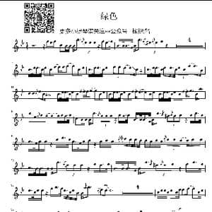 陈雪凝 绿色小提琴谱 _歌曲简谱_词曲:陈雪凝 陈雪凝