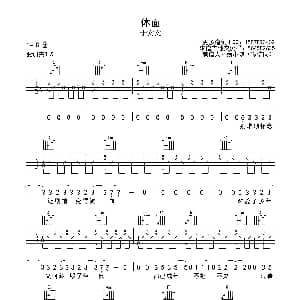 体面 吉他谱 丁文文