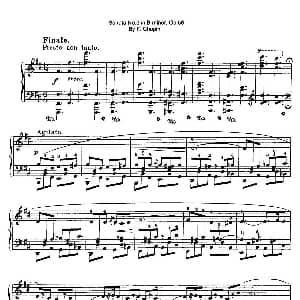 Piano Sonata No.3 in b Minor Op.58 钢琴谱 肖邦 chopin