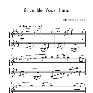 Give Me Your Hand 钢琴谱 George Winston