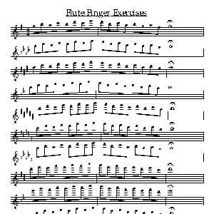 长笛曲谱 | 长笛新指法练习