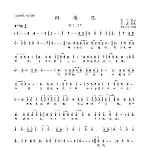 雨夜思_歌曲简谱_词曲:贺磊 贺鑫