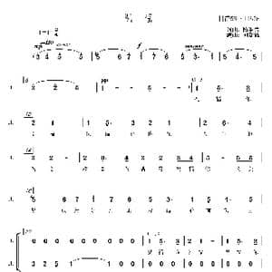 祝福同声二部合唱简谱_歌曲简谱