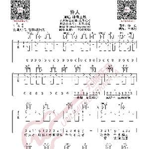 排骨教主 伶人 吉他谱_歌曲简谱