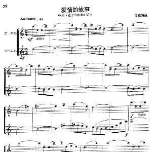 爱情的故事 二重奏 徐瑾编曲