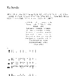 Ke bendo 非洲手鼓谱