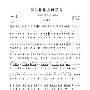 因为你懂我的欢喜_歌谱投稿_词曲:纪明阳 舒展