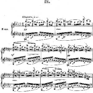 拉赫玛尼诺夫 音乐瞬间 Op.16 No.2 降e小调 钢琴谱 拉赫玛尼诺夫