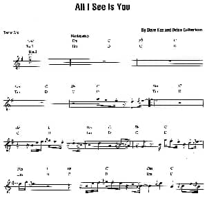 萨克斯谱 | AII I See Is You
