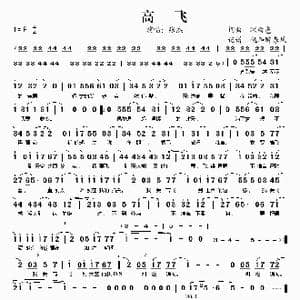 高飞_歌谱投稿_词曲:深白色 深白色