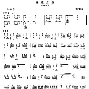 琵琶谱 | 梅花点脂