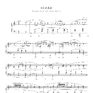 G小调夜曲 Op.37,No.1 钢琴谱 肖邦