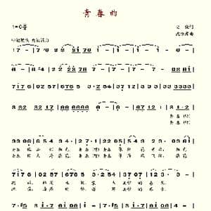 青春曲_歌谱投稿_词曲:史俊 沈传薪