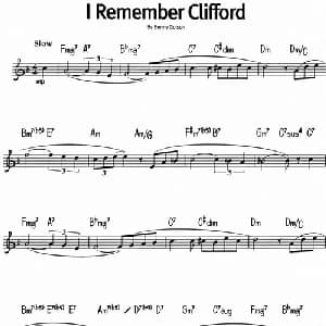蓝调音乐:I Remember Clifford_外国歌谱
