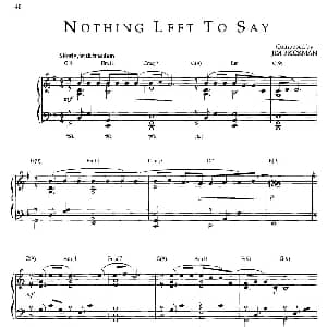 Nothing Left To Say 钢琴谱 Jim Brickman 金布来克曼