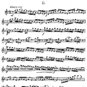 萨克斯谱 | 奇特克 萨克斯练习曲之11 ETUDY PRO SAXOPHON FR ZITRK.op.3