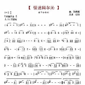 情迷科尔沁_歌谱投稿_词曲: 陈枫堰