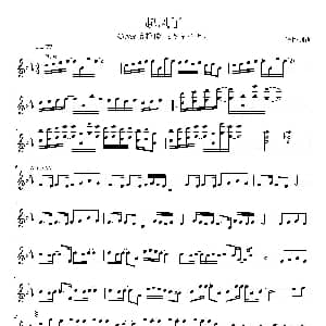 萨克斯谱 | 起风了 Cover 高橋優 ヤキモチ 青松制谱