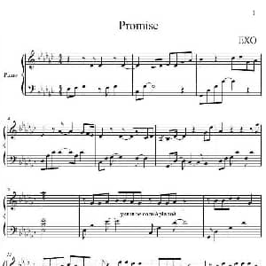 Promise 钢琴谱