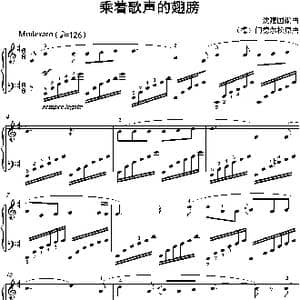 乘着歌声的翅膀_歌谱投稿_词曲: 沈建国编曲