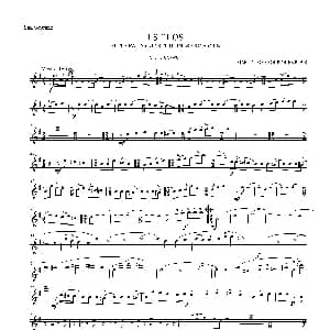 萨克斯谱 | ESTILOS 四重奏高音萨克斯分谱 韩国鹏