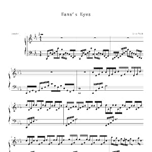 Hana's Eyes 钢琴谱 马克西姆 Maksim・Mrvica