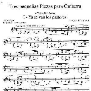 Joaquin Rodrigo Music for Guitar 吉他谱 Joaquín Rodrigo