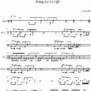 Evanescence Bring me to life 爵士鼓谱