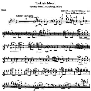 小提琴谱 | TURKISH MARCH