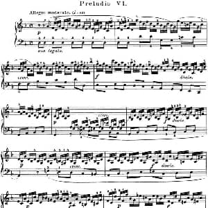 巴赫 平均律钢琴曲集 第一卷 之前奏曲 钢琴谱 巴赫