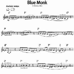 蓝调音乐:Blue Monk_外国歌谱