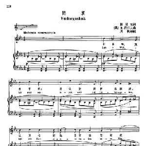 声乐教学曲库4 20隐衷 德 奥 _外国歌谱_词曲:默里克 H 沃尔夫