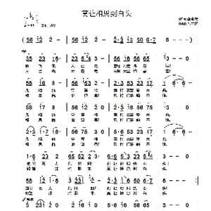 莫让相思到白头_歌曲简谱_词曲:张金东 朱大起