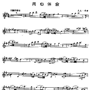 萨克斯谱 | 用心体会 大卫 考兹