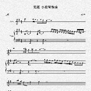 小提琴谱 | 无题 小提琴独奏曲 徐少华 明月听松