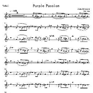 小提琴谱 | Purple Passion 紫色激情