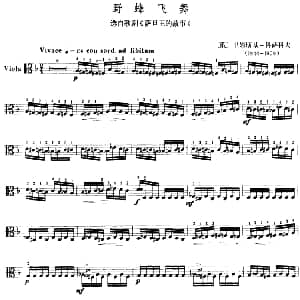 野蜂飞舞 中提琴 俄 里姆斯基 科萨科夫