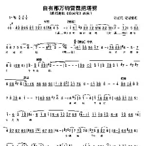 豫剧谱 | 自有那万钧雷霆把塔劈 新版 白蛇传 选段