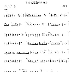 笛子谱 | 在那桃花盛开的地方 铁源