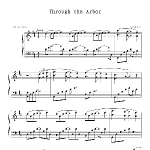 Through the Arbor 钢琴谱 凯文科恩