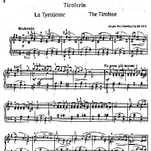 9首简易小品 玩偶 钢琴谱 谢尔盖 艾德华多维奇 波特凯维茨