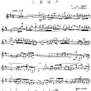 小提琴谱 | 二泉映月 小提琴谱