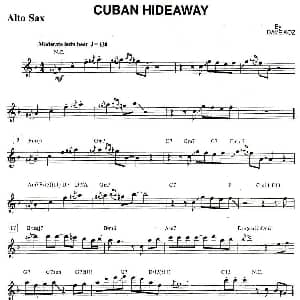 萨克斯谱 | Cuban Hideaway Dave Koz 戴夫 考兹