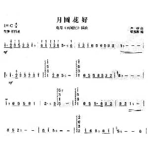 扬琴谱 | 花好月圆 严华