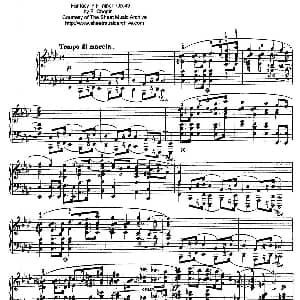 Fantasie in f Minor Op.49 钢琴谱 肖邦 chopin