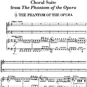 Choral Suite from The Phantom of the Opera 钢琴谱