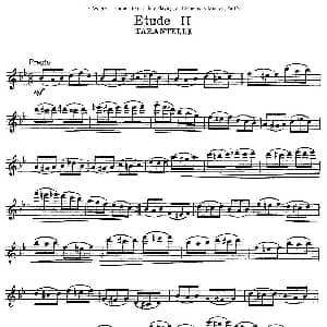 长笛曲谱 | 长笛演奏基础教程练习 Etude 2 E Wagner E 韦格